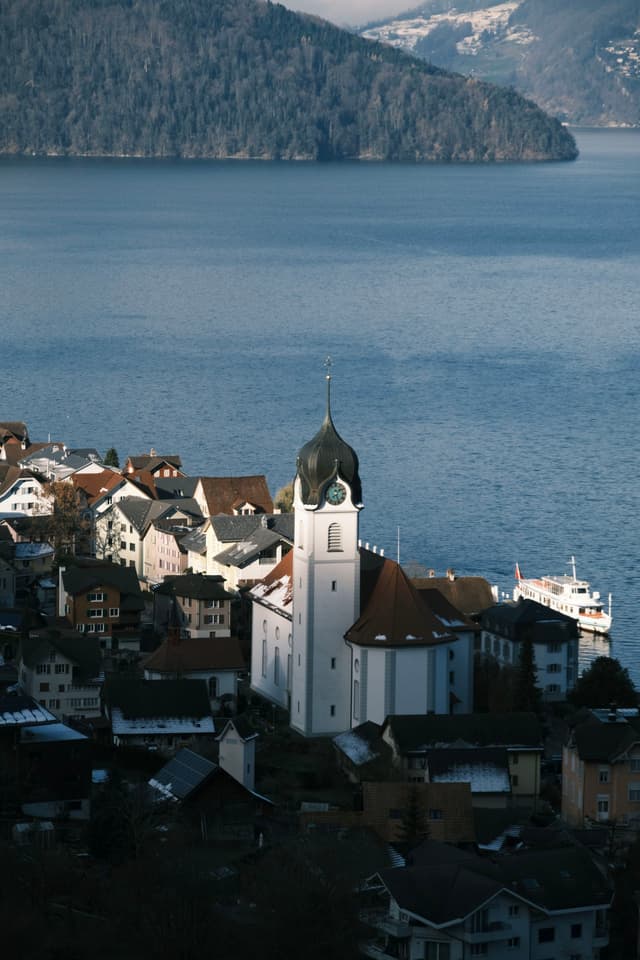 Shoot on Switzerland bus